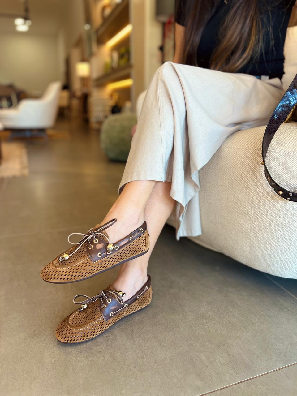 MOCASSIM SUEDE/CAMURÇA VICENZA