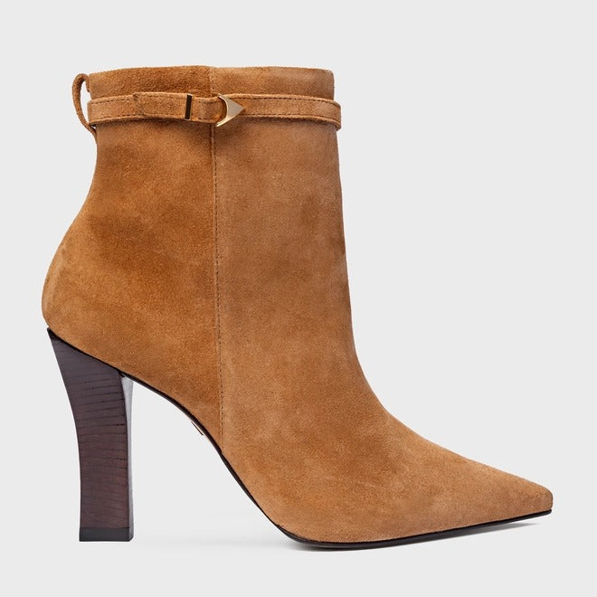 BOTA CANO CURTO SUEDE SALTO ALTO CARRANO 5193955