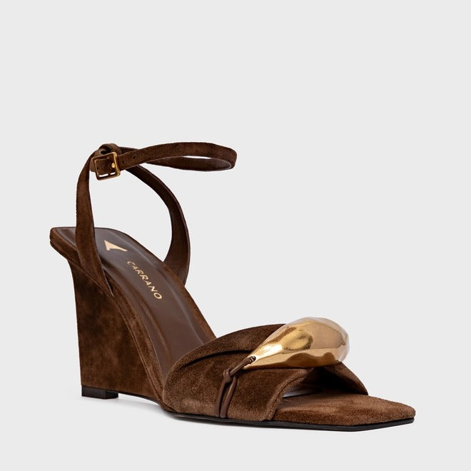SANDALIA SALTO ANABELA SUEDE CARRANO 5164775