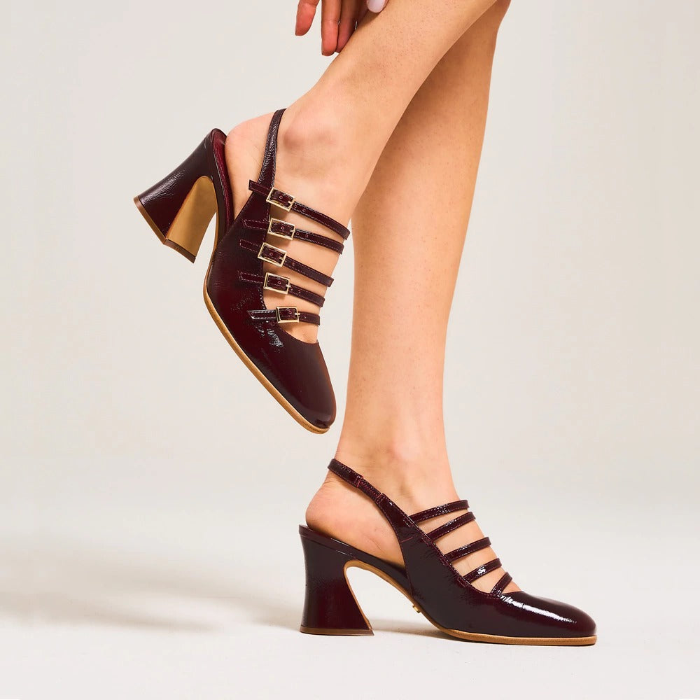 SALTO MEDIO SLINGBACK BORDÔ CECCONELLO 2883001-0002-35
