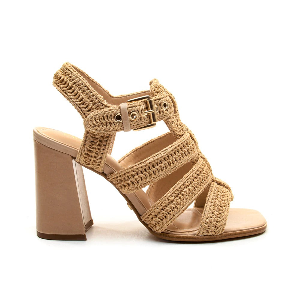 SANDALIA NUDE BORDADO SALTO CECCONELLO 2759008-0001-34